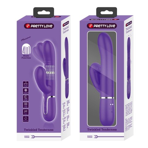 PRETTY LOVE - Mariana dark purple, 7 vibration functions, 7 thrusting settings, 4 rolling functions,4 nodding functions Pretty L