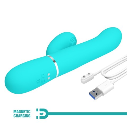 PRETTY LOVE - Mariana light blue, 7 vibration functions, 7 thrusting settings, 4 rolling functions, 4 nodding functions Pretty L