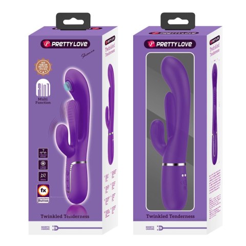 PRETTY LOVE - Shonia Dark Purple, Twinkled Tenderness, 7 thumping functions 7 vibration functions Pretty Love