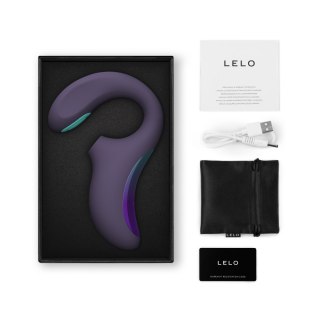 Lelo Enigma Double Sonic wibrator soniczny podwójny do łechtaczki, punktu G i punktu A z aplikacją fioletowy