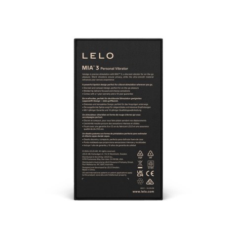 Lelo Mia 3 mini wibrator do łechtaczki czarny