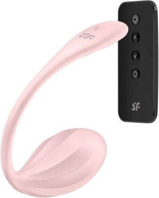 Ribbed Petal wibrujące jajeczko stymulujące sterowane telefonem i pilotem - Satisfyer