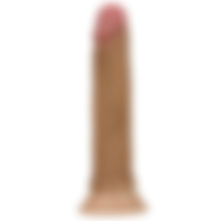 Realistyczne dildo 18 cm – dwuwarstwowy silikon, mocna przyssawka