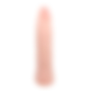 Realistyczne dildo 19 cm – elastyczne, teksturowane, TPR, wyginane