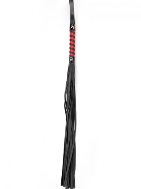 Black Red Long Stripe Flogger Argus