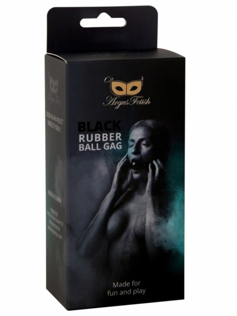 Black Ruby Ball Gag Argus