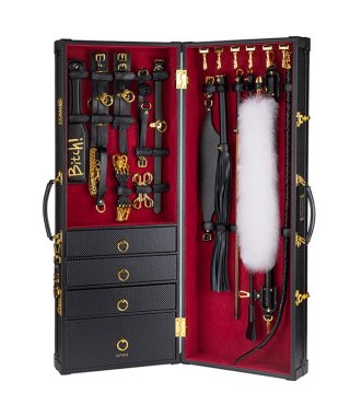 Walizka pełna akcesoriów BDSM Upko Luxury BDSM Vertical Trunk Kit UPKO