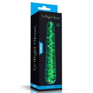 Glow-in-the-dark Twilight Gleam Glass Dildo Lovetoy