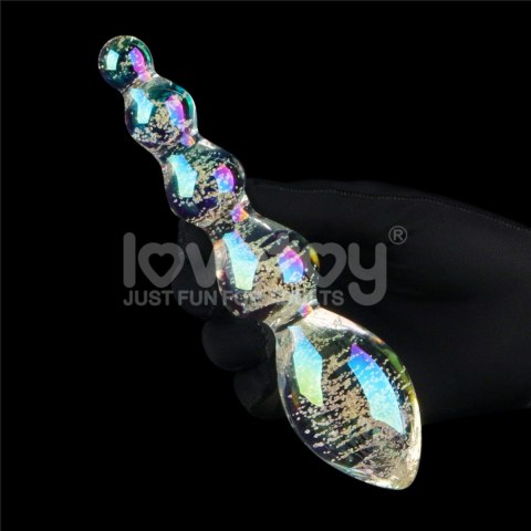 Glow-in-the-dark Twilight Gleam Glass Dildo Lovetoy