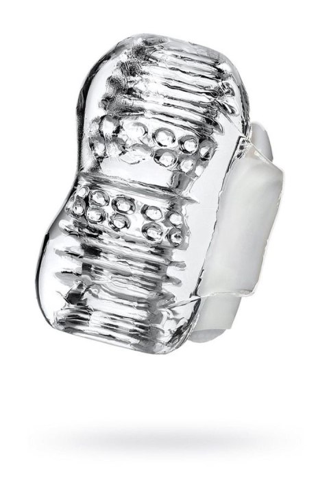 Lingam Khani, Vibrating Masturbator, TPE, Transparent, 9 cm Lingam by TOYFA