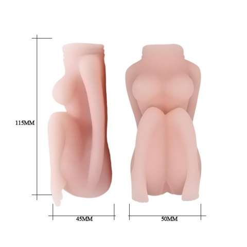 VAGINA AND BREAST MASTURBATOR, TPR, Waterproof Baile - Boys of Toys Sp. z. o.o. (dystrybutor)