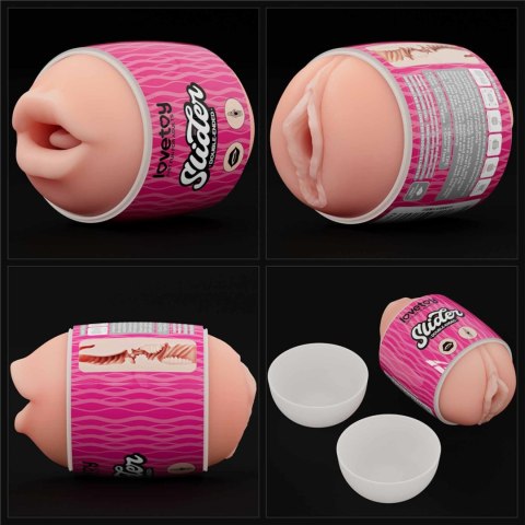 Slider Double-Ended Masturbator Mouth and Vagina LoveToy - Boys of Toys Sp. z o.o. (dystrybutor)