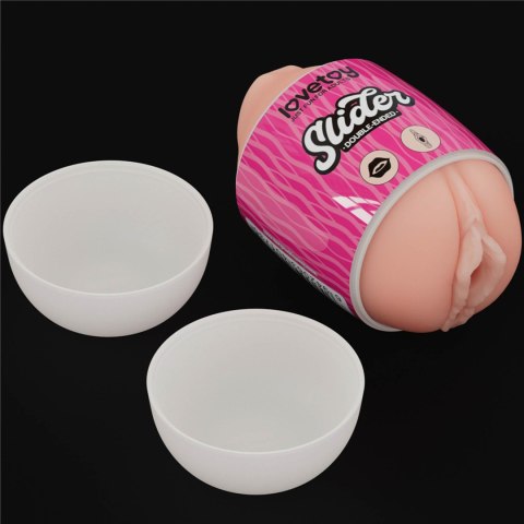 Slider Double-Ended Masturbator Mouth and Vagina LoveToy - Boys of Toys Sp. z o.o. (dystrybutor)