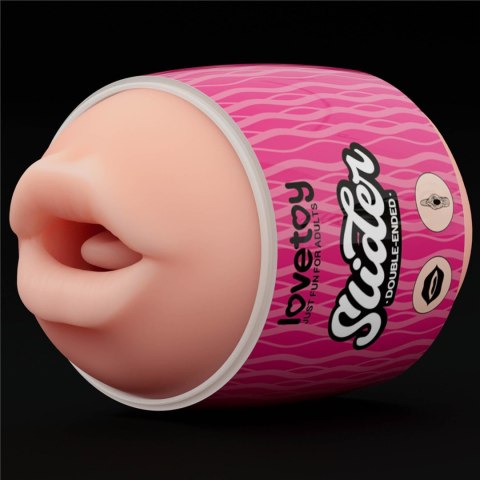 Slider Double-Ended Masturbator Mouth and Vagina LoveToy - Boys of Toys Sp. z o.o. (dystrybutor)