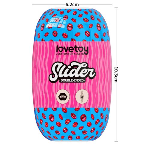 Slider Double-Ended Masturbator Mouth and Vagina LoveToy - Boys of Toys Sp. z o.o. (dystrybutor)
