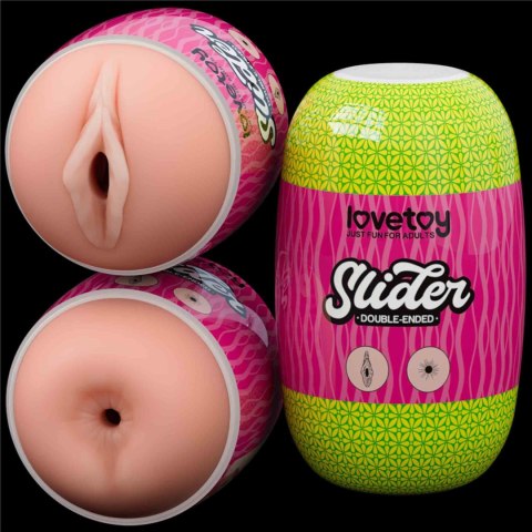 Slider Double-Ended Masturbator Vagina and Anus LoveToy - Boys of Toys Sp. z o.o. (dystrybutor)