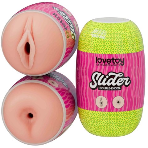 Slider Double-Ended Masturbator Vagina and Anus LoveToy - Boys of Toys Sp. z o.o. (dystrybutor)