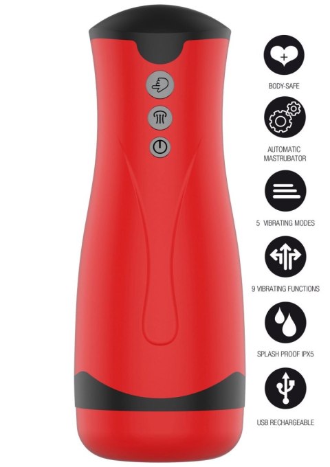 Super Suction Masturbator Red SCALA
