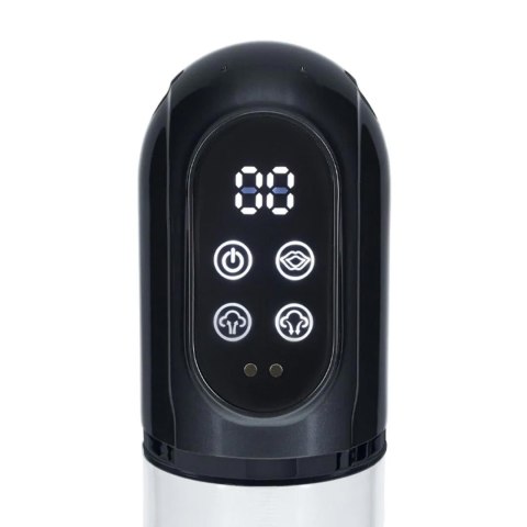 Engage - Automatic Waterproof Penis Pump and Masturbator - Gun Metal SHOTS