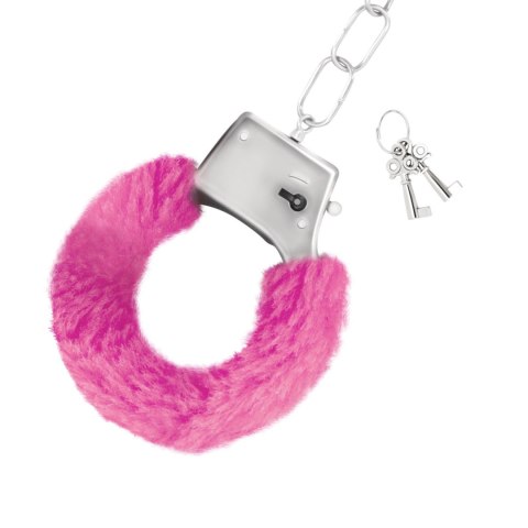 LOVE CUFFS FURRY HANDCUFFS CRUSHIOUS PINK Crushious - Lunyvan S.L.
