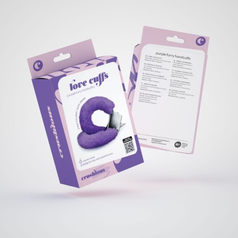 LOVE CUFFS FURRY HANDCUFFS CRUSHIOUS PURPLE Crushious - Lunyvan S.L.