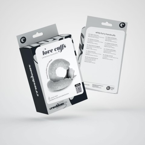 LOVE CUFFS FURRY HANDCUFFS CRUSHIOUS WHITE Crushious - Lunyvan S.L.