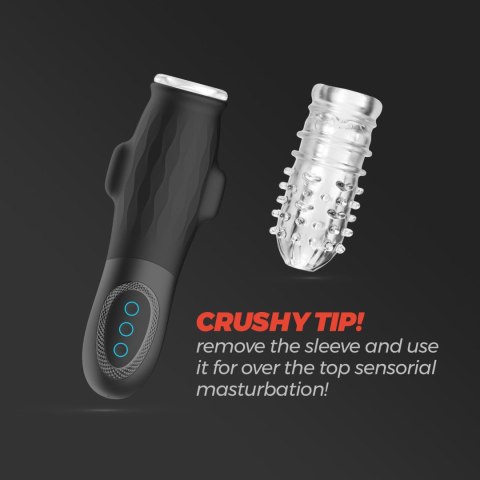 CRUSHIOUS GARGANTUA MASTURBATOR WITH REMOVABLE SLEEVE, SUCTION AND FREE LUBRICANT Crushious - Lunyvan S.L.