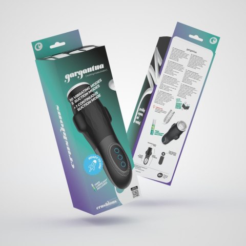 CRUSHIOUS GARGANTUA MASTURBATOR WITH REMOVABLE SLEEVE, SUCTION AND FREE LUBRICANT Crushious - Lunyvan S.L.