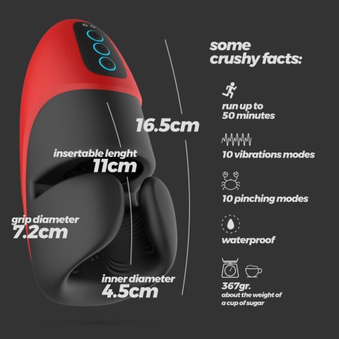 CRUSHIOUS PANCHO RECHARGEABLE MASTURBATOR WITH PRESSURE Crushious - Lunyvan S.L.