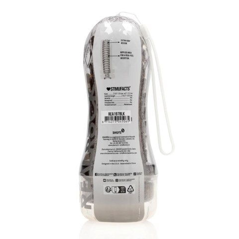 Easy Rider - Textured Masturbator - Black SHOTS