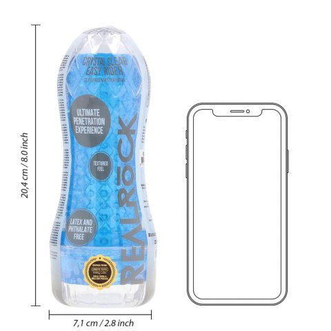 Easy Rider - Textured Masturbator - Blue SHOTS