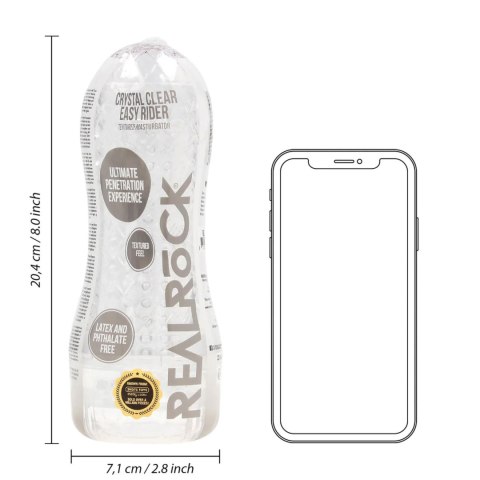 Easy Rider - Textured Masturbator - Transparent SHOTS