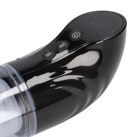 StrokeMate - Suction Rotation and Thrusting Masturbator Pump - Black SHOTS