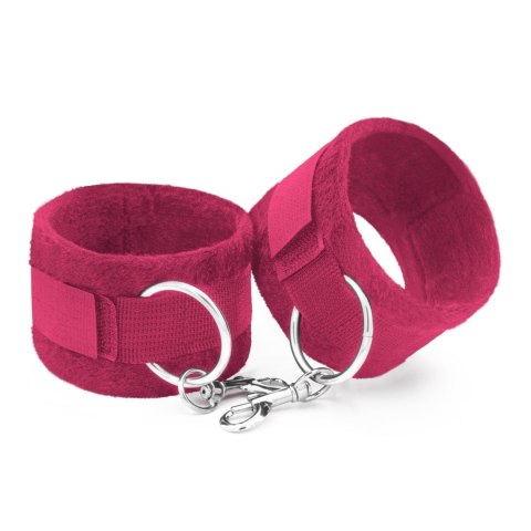 TOUGH LOVE VELCRO HANDCUFFS WITH EXTRA 40CM CHAIN CRUSHIOUS PINK Crushious - Lunyvan S.L.